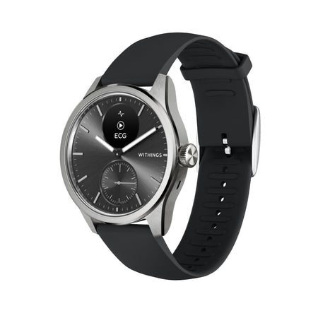 Withings Inc HWA10-MODEL 4-ALL-INT ScanWatch 2 Smart Watch, 42mm, Black