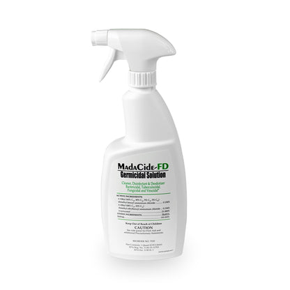 Mada MadaCide-FD Surface Disinfectant Cleaner, Alcohol Based, Liquid, Alcohol Scent, Pump Spray, NonSterile, Each, 32oz.