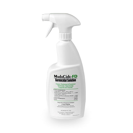 Mada MadaCide-FD Surface Disinfectant Cleaner, Alcohol Based, Liquid, Alcohol Scent, Pump Spray, NonSterile, Each, 32oz.