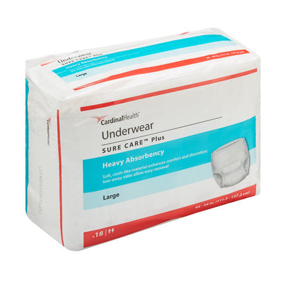 Cardinal 1615A Sure Care™ Plus Heavy Absorbent Underwear, Large