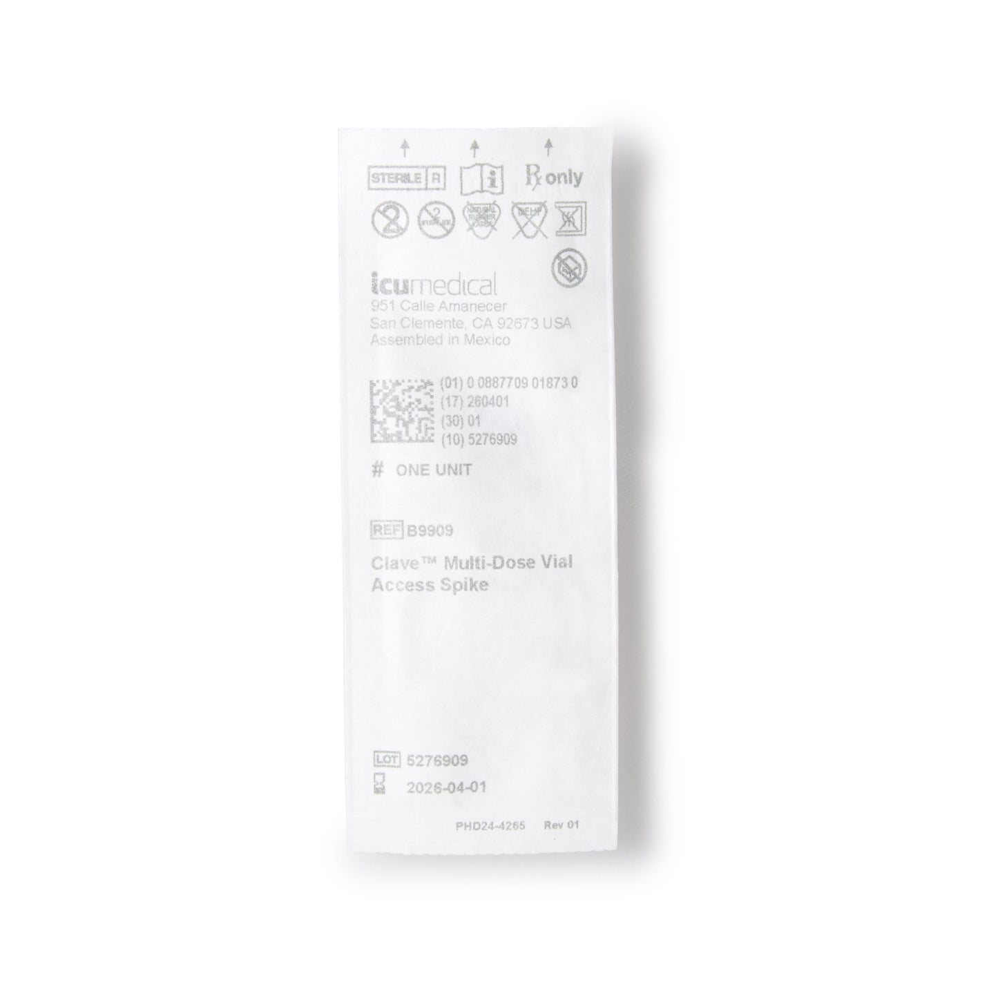 Bravo 24 Vial Access Spike by ICU Medical product image - view 2