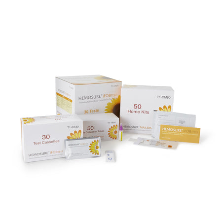 Hemosure T1-CK30 Fecal Occult Blood (iFOB or FIT) Colorectal Cancer Screening Test Kit