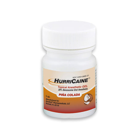 Beutlich Inc 283088631 HurriCaine Benzocaine Oral Pain Relief, Pina Colada flavor