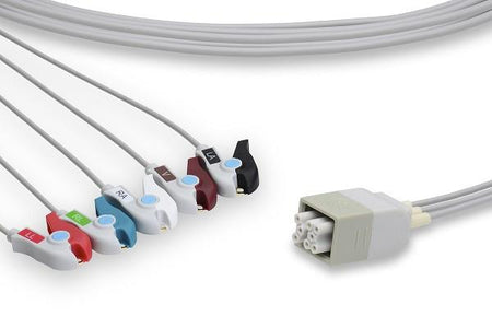 Cables and Sensors 394111-005 Marquette Compatible, ECG Telemetry Leadwire, 3', Each