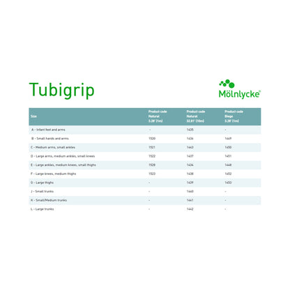 Tubigrip® Pull On Elastic Tubular Support Bandage, 10 Meter, Size B