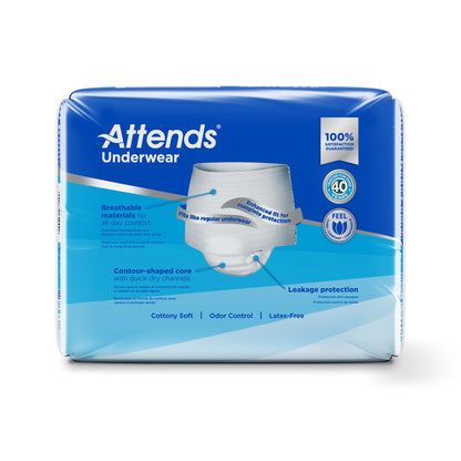 Attends® Extra Absorbency Underwear, Large
