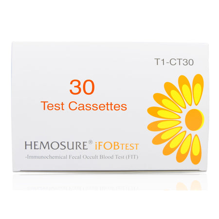 Hemosure T1-CT30 Test Cassette for iFOBT Kit