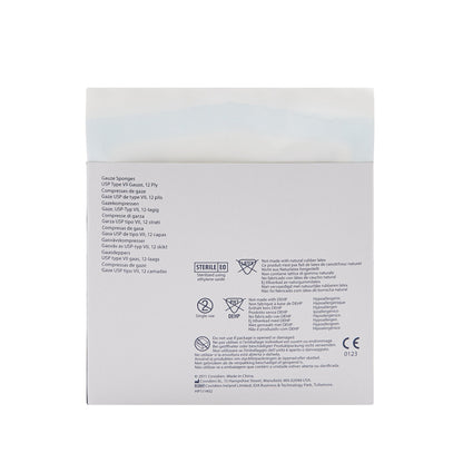 Curity™ Sterile USP Type VII Gauze Sponge, 4 x 4 Inch, 12-Ply