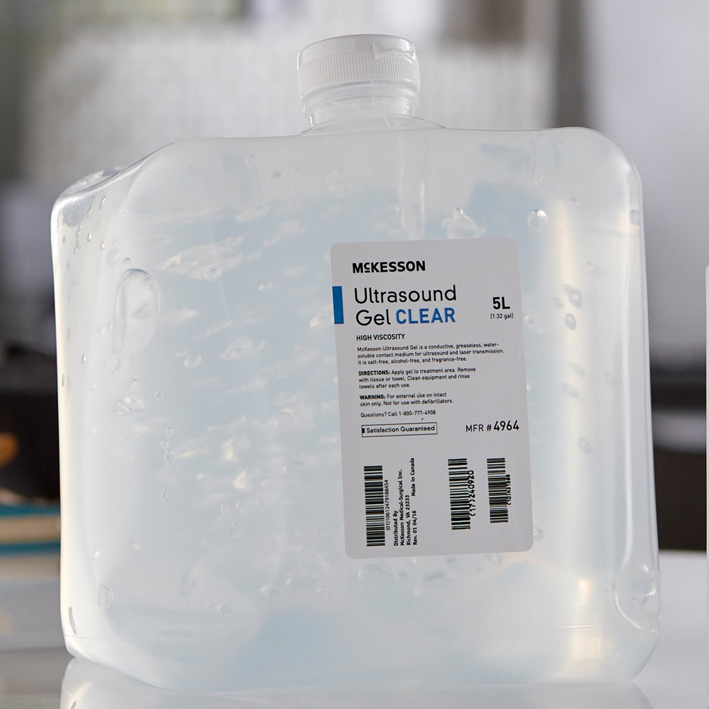 McKesson Ultrasound Gel, Clear, 5 Liter Cubitainer