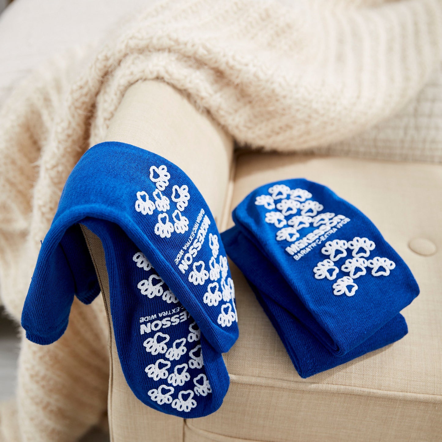 McKesson Terries™ Slipper Socks, Bariatric / X-Wide