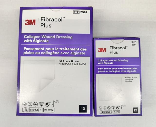 Fibracol Plus Collagen Alginate Wound Dressing 2x2 Inch | Solventum 2981 by Solventum Corporation product image