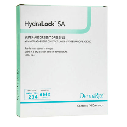 HydraLock™ Super Absorbent Dressing, 3 x 3 Inch