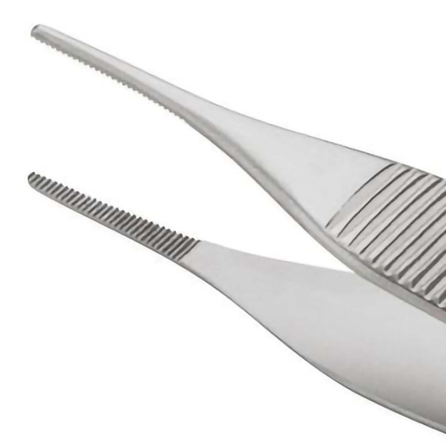Dressing Forceps Centurion® Adson 4-3/4 Inch Length Floor / Office Grade Stainless Steel Sterile NonLocking Thumb Handle Straight Serrated Tips