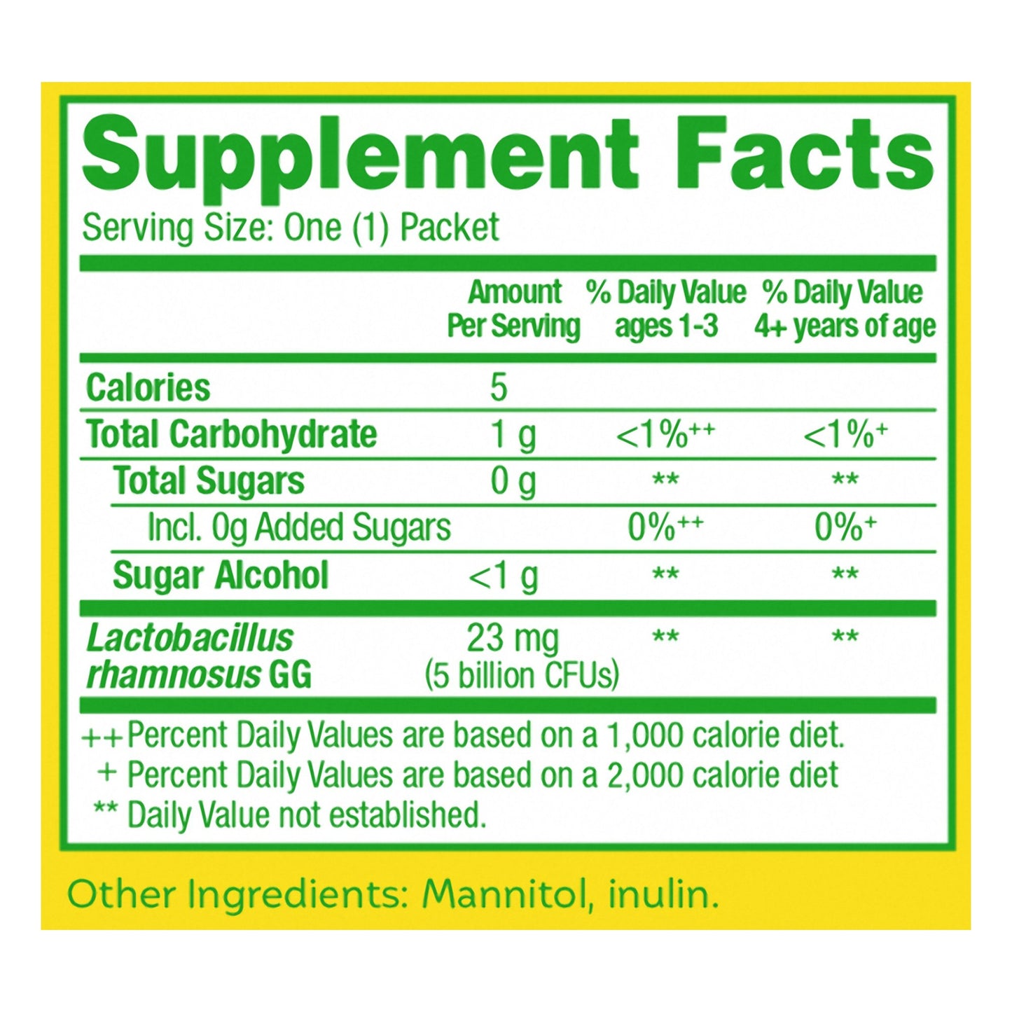 Pediatric Probiotic Dietary Supplement Culturelle® 30 per Box Packet