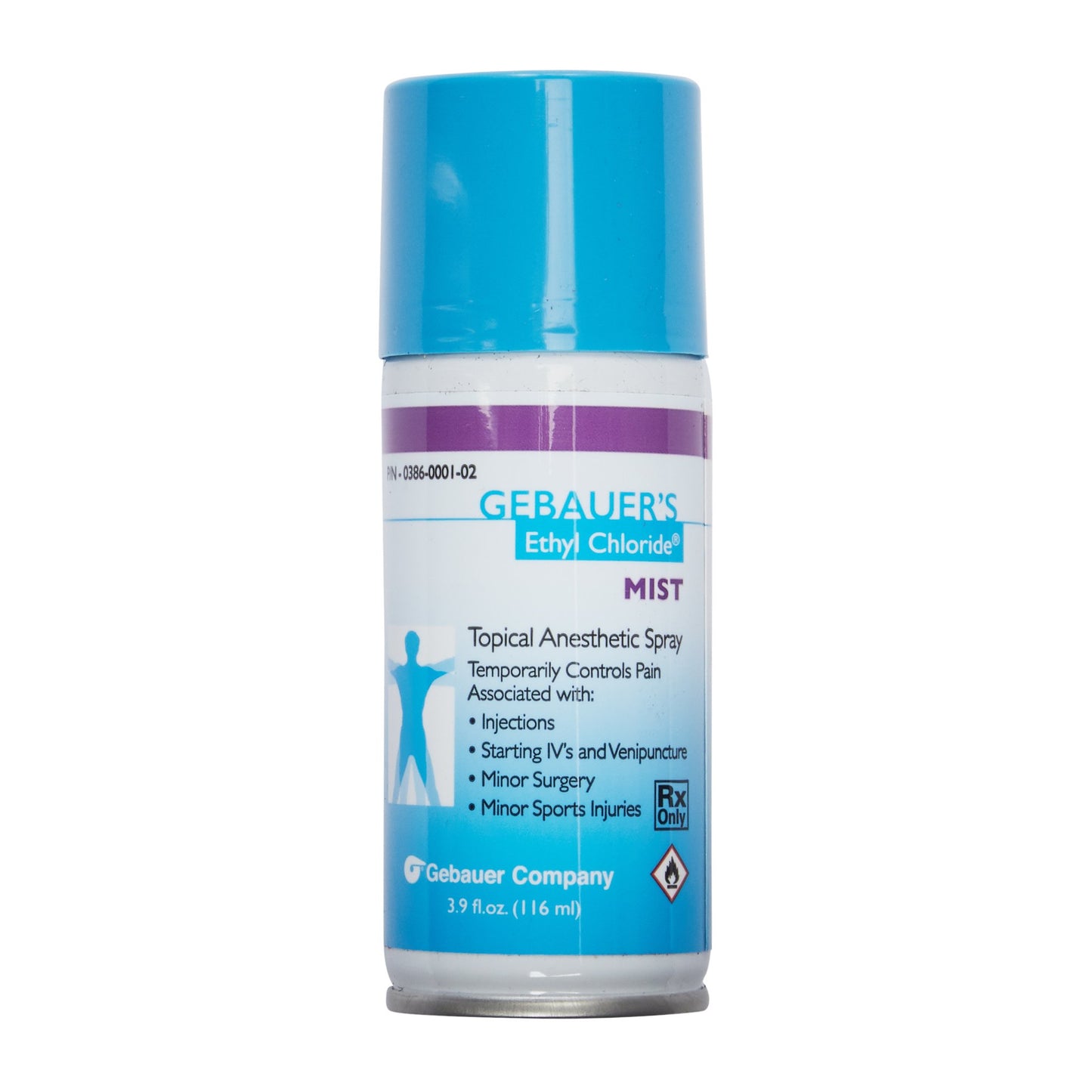 Gebauer's Ethyl Chloride® Topical Anesthetic, 3.9 oz. Mist Spray Can