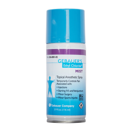 Gebauer 0038-6000-102 's Ethyl Chloride Topical Anesthetic, 3.9 oz. Mist Spray Can