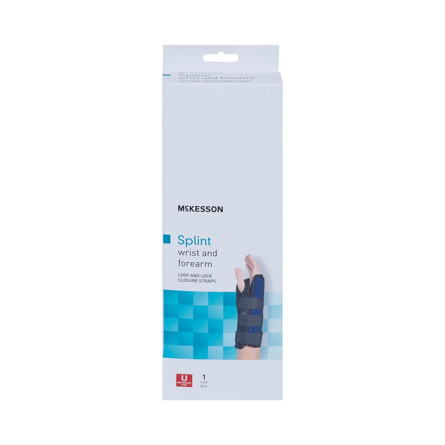 McKesson Right Wrist / Forearm Splint, One Size Fits Most