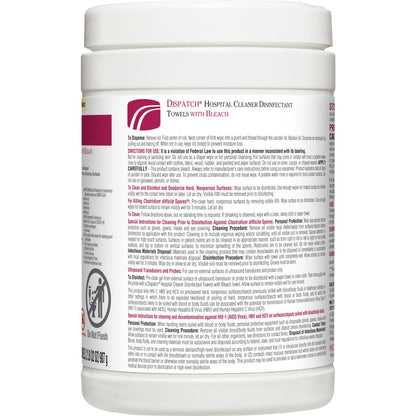 Dispatch® Surface Disinfectant Cleaner with Bleach, Canister