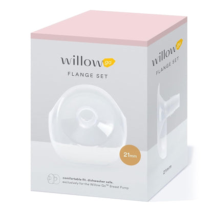 Flange Set Willow Go™ For Willow Go™ Breast Pump