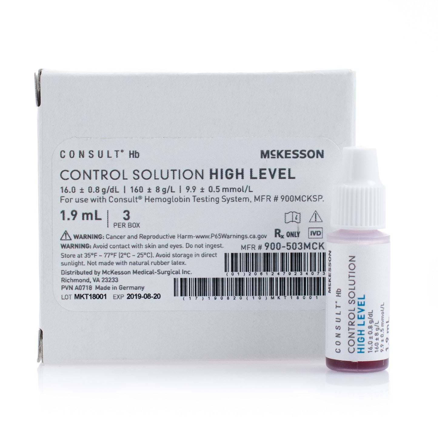 McKesson Consult™ Hb Control, Hemoglobin test