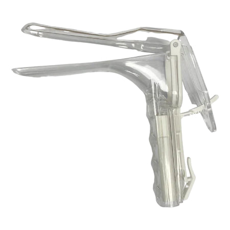 Vaginal Speculum NonSterile Office Grade Plastic Small Double Blade Duckbill Disposable Built-In Light Source