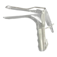 Vaginal Speculum NonSterile Office Grade Plastic Small Double Blade Duckbill Disposable Built-In Light Source