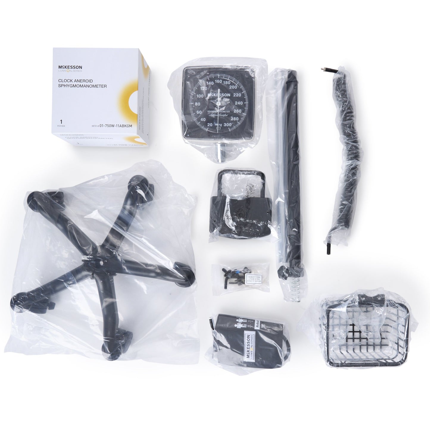 McKesson Lumeon™ Mobile Aneroid Sphygmomanometer Unit, Medium Cuff