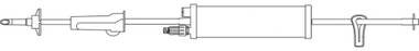 Burette IV Pump Set BBraun™ Gravity 1 Port 150 mL / min Drip Rate Without Filter 20 Inch Tubing Solution