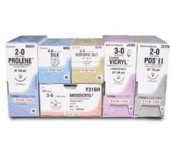 Ethicon V449G Vicryl Polyglactin 910 Absorbable Suture with Needle, Opthalmic Spatula Monofilament