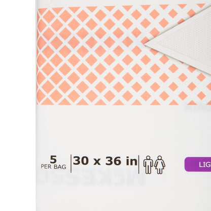 McKesson Ultimate Breathable Underpads, Heavy Absorbency, 30 x 36 Inch, White