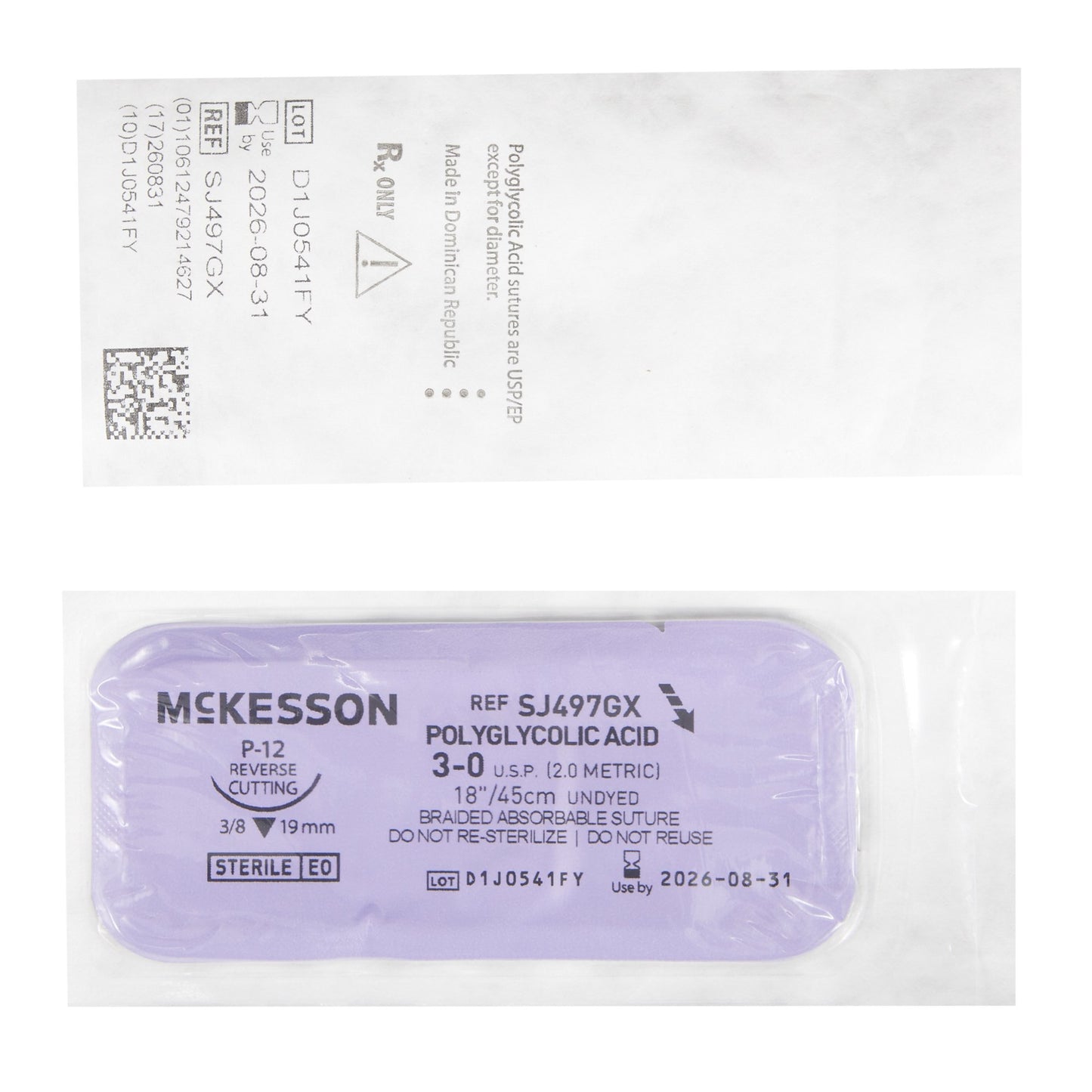 McKesson Suture with P-12 Needle
