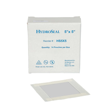 2G Medical LLC HS5X5 HydroSeal IV Site Barrier Protector, 5 x 5 Inch