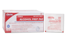 Dukal Alcohol Prep Pads, Sterile, Individual Packs
