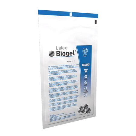 Molnlycke 30585 Biogel M Latex Surgical Glove, Size 8.5, Straw Color