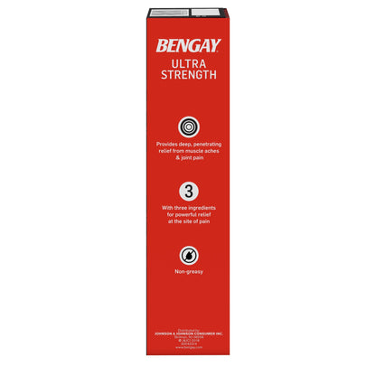 Bengay® Ultra Strength Topical Analgesic Cream, 4-ounce tube