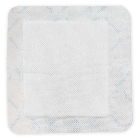 DermaRite 256 Bordered Gauze Adhesive Dressing, 6 x 6 Inch, 5 to 12 Inch Length, White