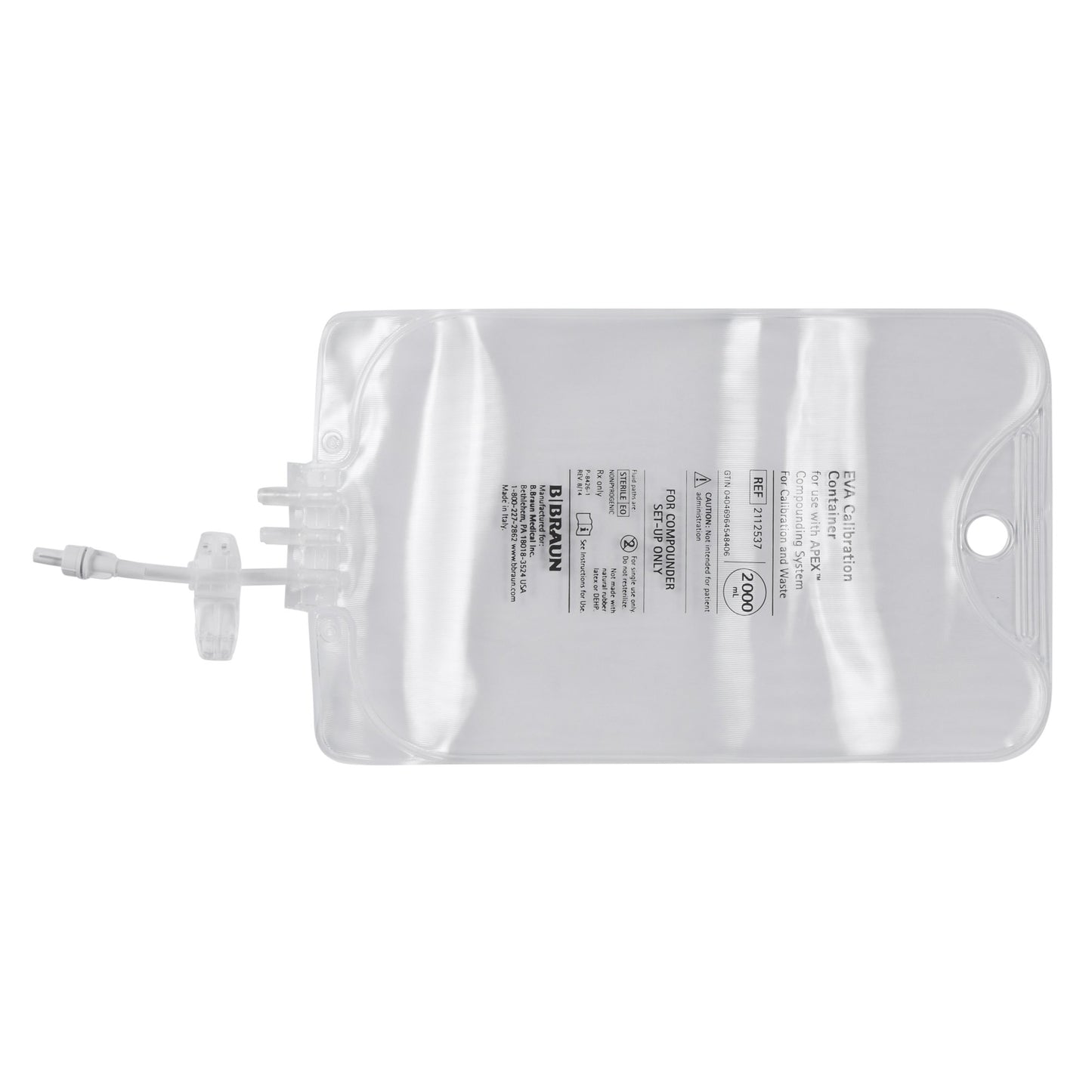 Calibration Bag Apex™ 2000 mL