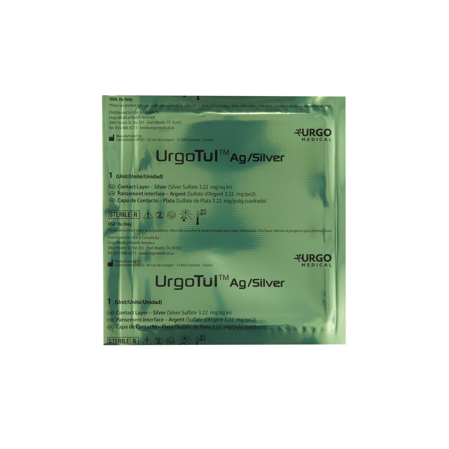 Restore™ Silver Wound Contact Layer Dressing, 4 x 5 Inch