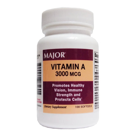 Major Pharmaceuticals 919506 Vitamin A Supplement