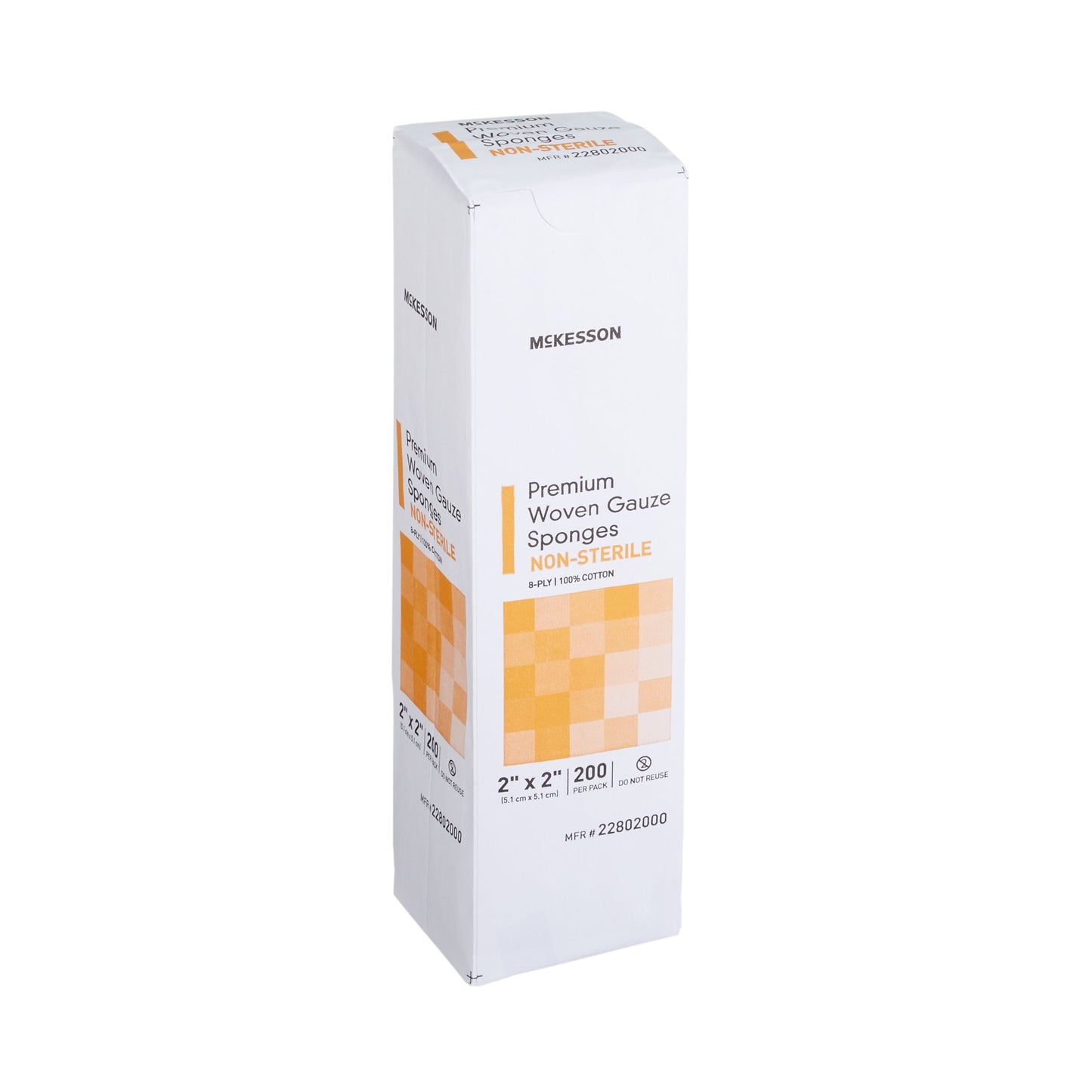 McKesson Gauze Sponge, 2 x 2 Inch, 8-Ply