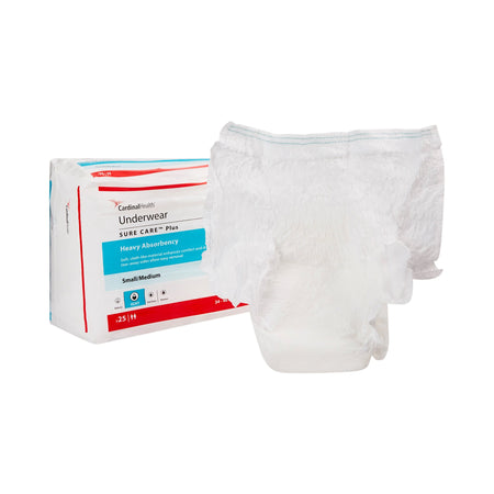 Cardinal 1605R Sure Care Plus Heavy Absorbent Underwear, Medium