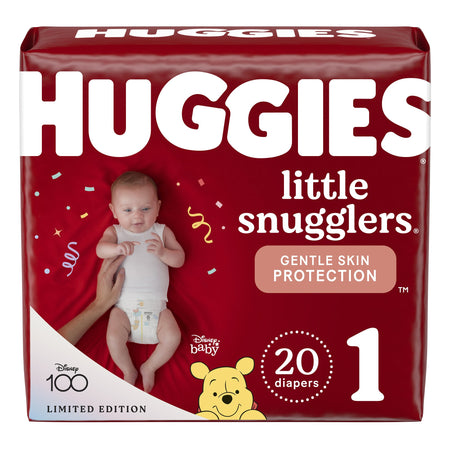 Kimberly-Clark 34717 Huggies Little Snugglers Diaper, Size 1