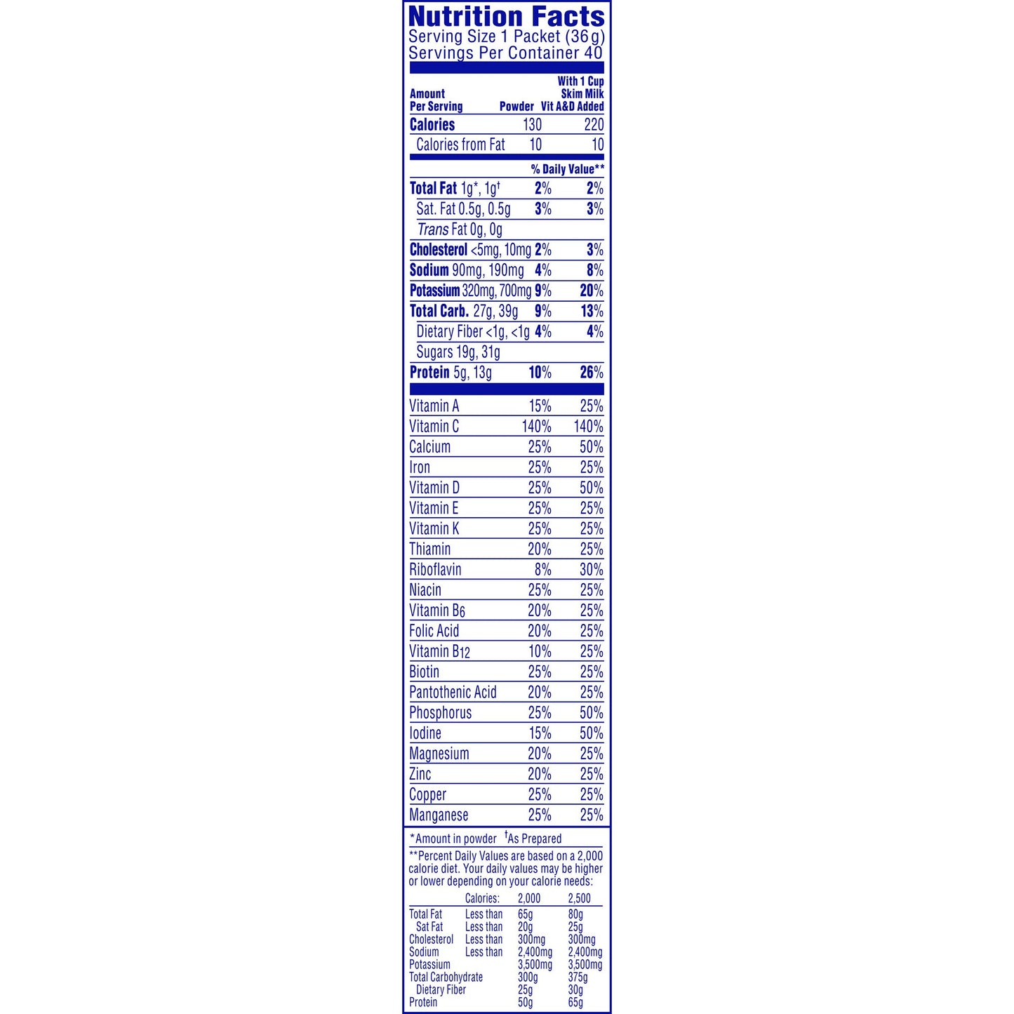 Carnation Breakfast Essentials® Chocolate Nutritional Drink
