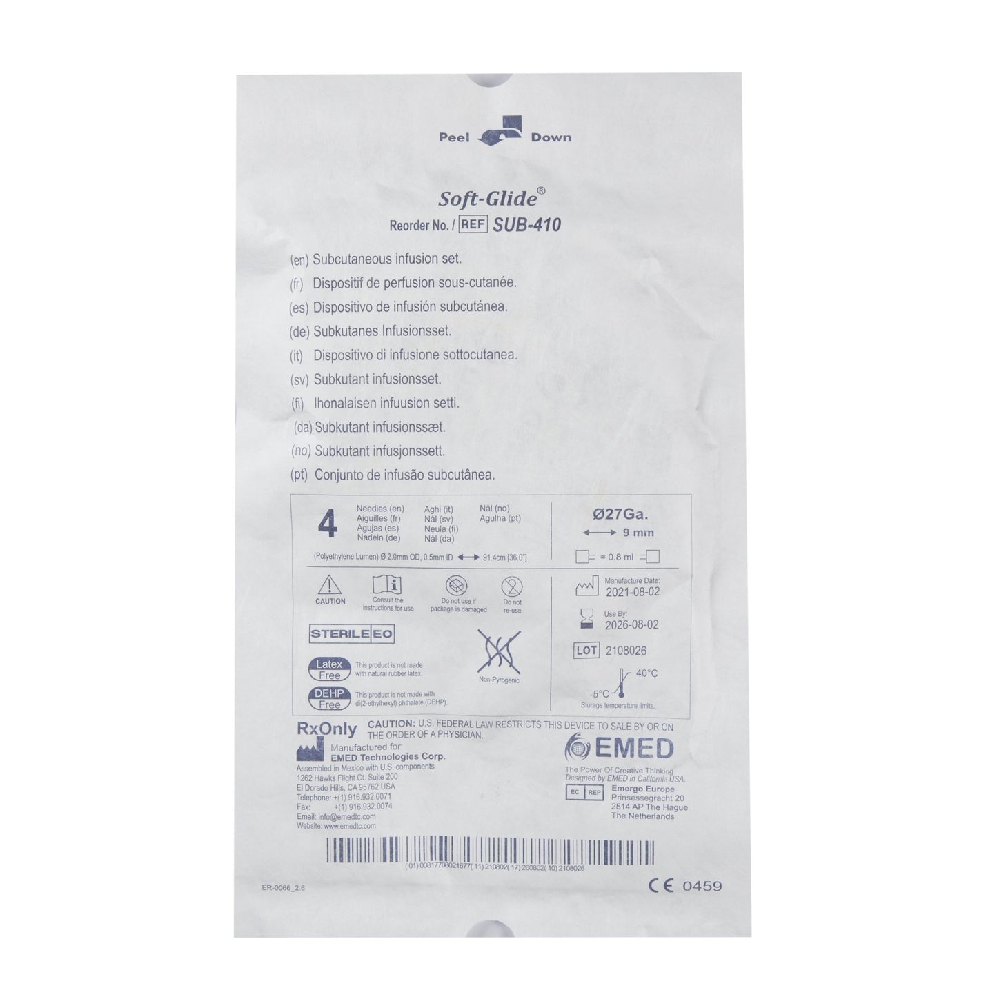 Sub-Q Subcutaneous Infusion Set