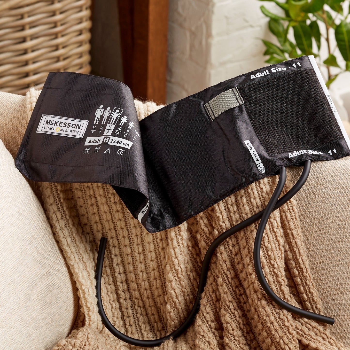 McKesson Lumeon™ Blood Pressure Cuff, 2-Tube Bladder