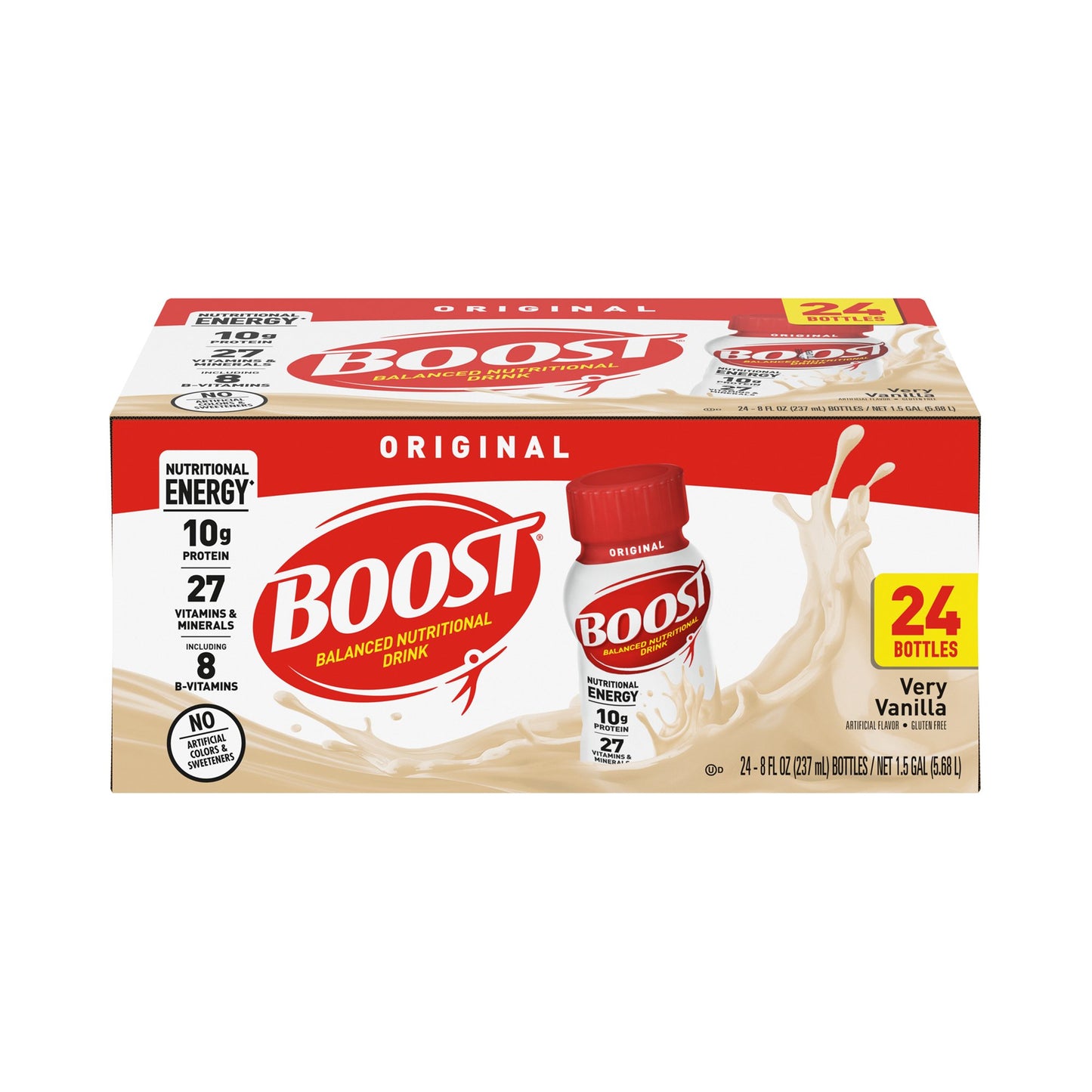 Boost® Original Vanilla Balanced Nutritional Drink, 8-ounce bottle
