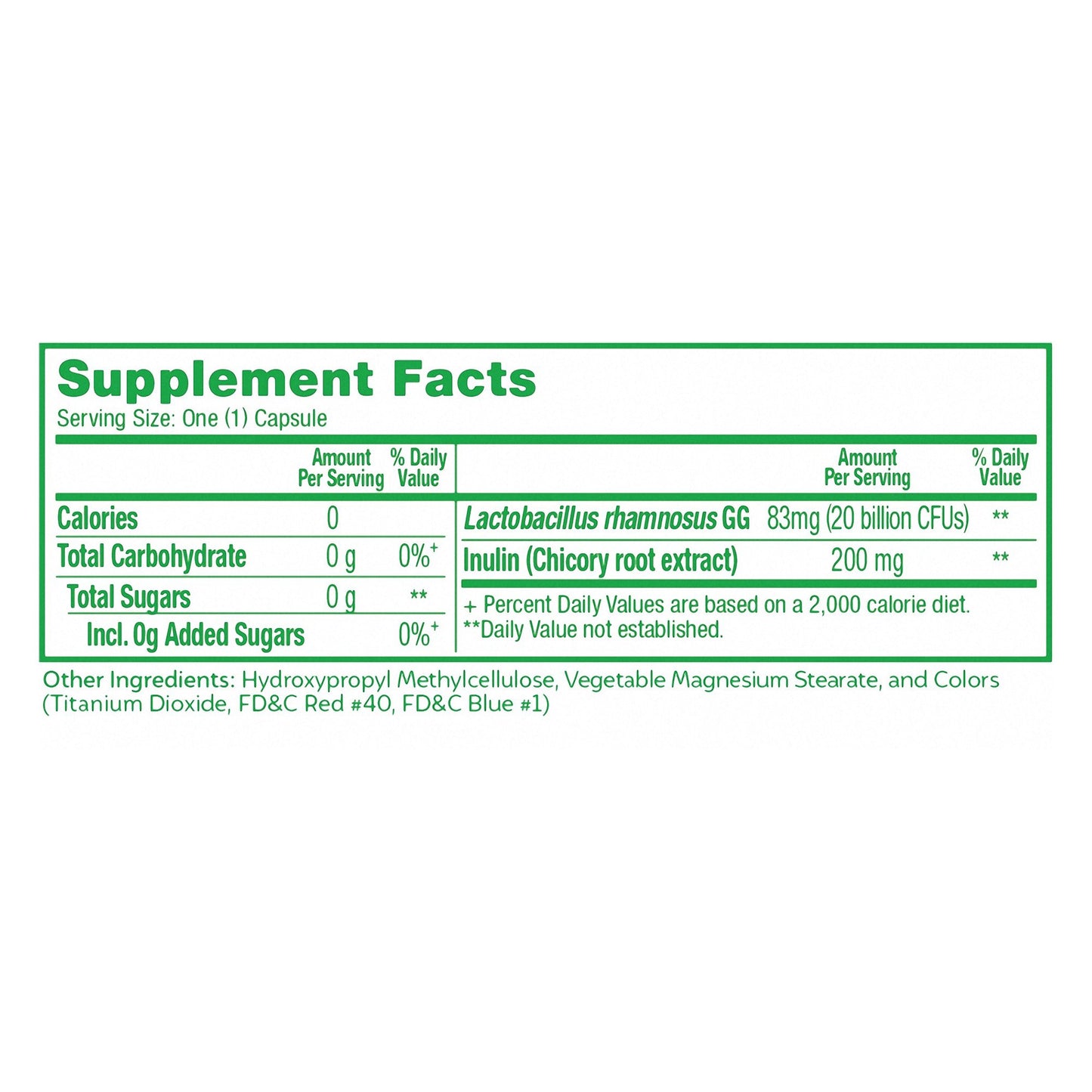 Probiotic Dietary Supplement Culturelle® 20 per Box Capsule