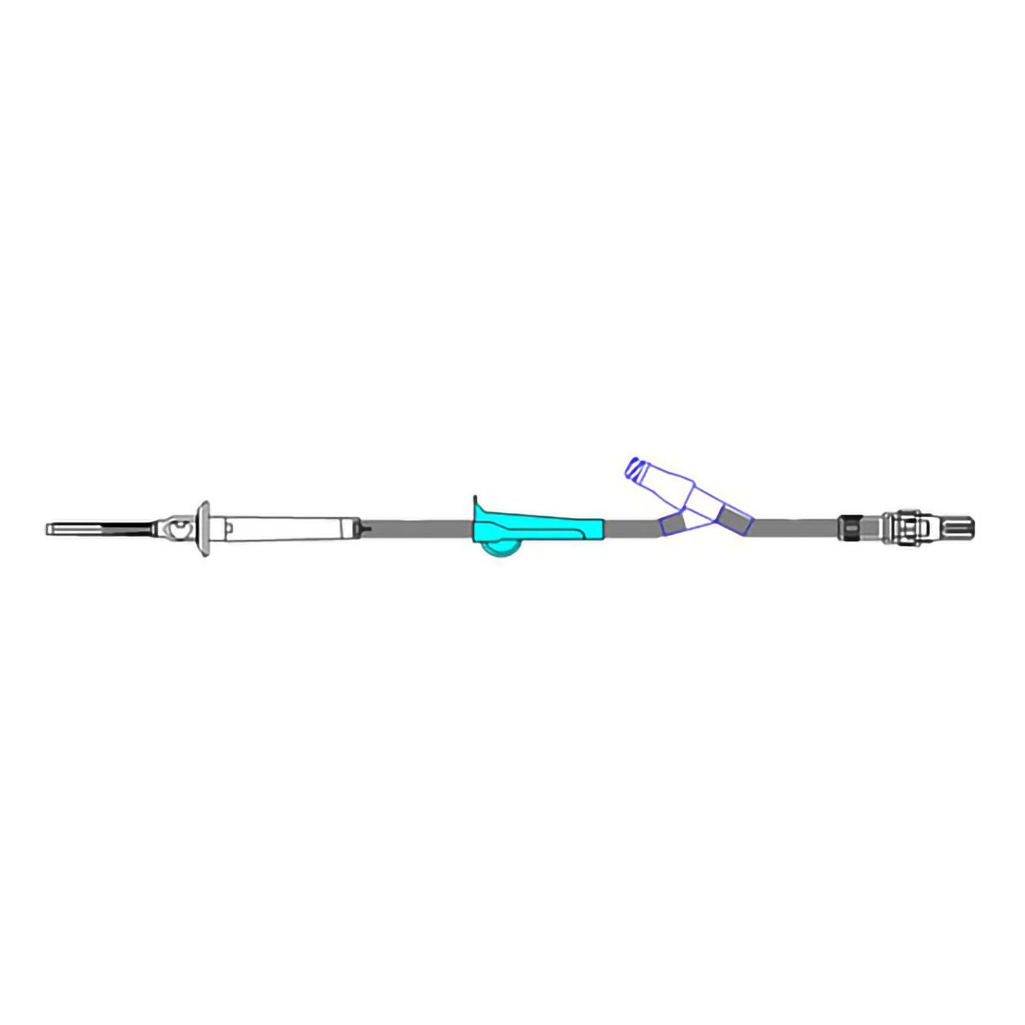 Primary IV Administration Set MedStream Gravity 1 Port 20 Drops / mL Drip Rate Without Filter 81 Inch Tubing Solution Without Flow Regulator
