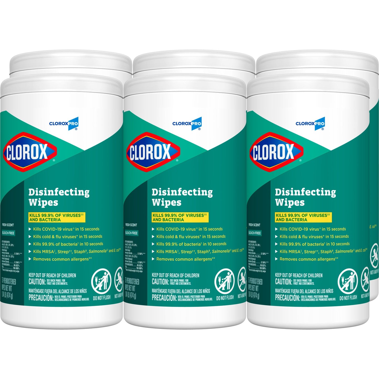 Clorox Pro™ Clorox® Disinfecting Wipes, Fresh Scent, 75 ct.
