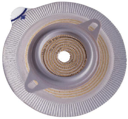 Coloplast 14251 Assura Flat Ostomy Barrier, 20 mm Stoma Opening, Green Color Match